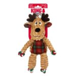 KONG HOLIDAY DOG FLOPPY KNOTS REINDEER S/M WEPET