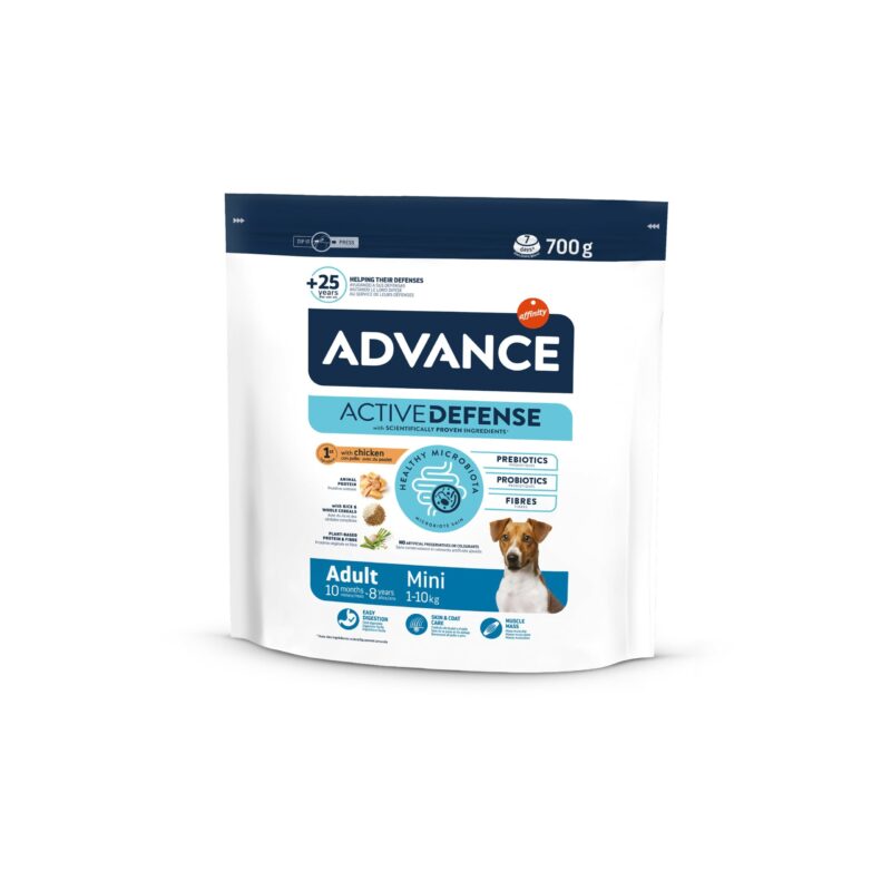 ADVDOGMINIADULTCHICKEN&RICE 0,70KG WEPET CÃO