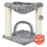 ARRANHADOR BAZA C/ ARCO DE MASSAGEM 50 CM WEPET GATO