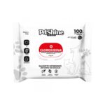 Petshine Toalhitas com fragrância clorexidina- 100 UND WEPET