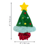 KONG Crackles Christmas Tree wepet gato