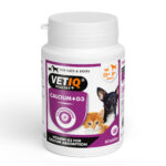 Comprimidos VETIQ® Cálcio +D3 cão gato wepet