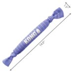 KONG SIGNATURE CRUNCH ROPE SINGLE PUPPY SM/MD (SKK32E) WEPET BRINQUEDO CÃO