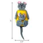 KONG CAT PULL-A-PARTZ CHEEZY (CPP4E) WEPET BRINQUEDO DE GATO