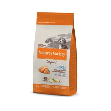 Nature's Variety Dog Original No Grain Junior Salmão