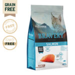 BRAVERY - SALMON KITTEN (GRAIN FREE) 600GR WEPET