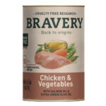 "BRAVERY" DOG - CHICKEN & VEGETABLES 290GR WEPET