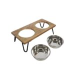 Rosewood Pet Wooden Double Dinner - Image 7