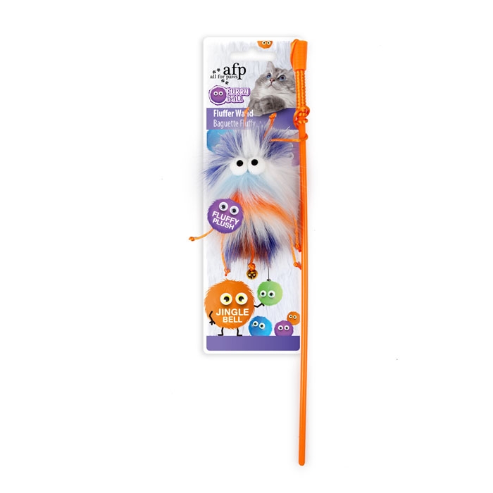furry ball orange cana wand
