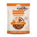 nature's variety superfood snacks frango com coco e sementes de chia 85gr