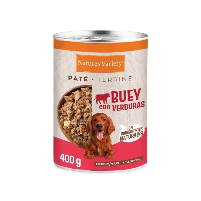 NV DOG WET PATE MED/MAXI VACA 400GR WEPET