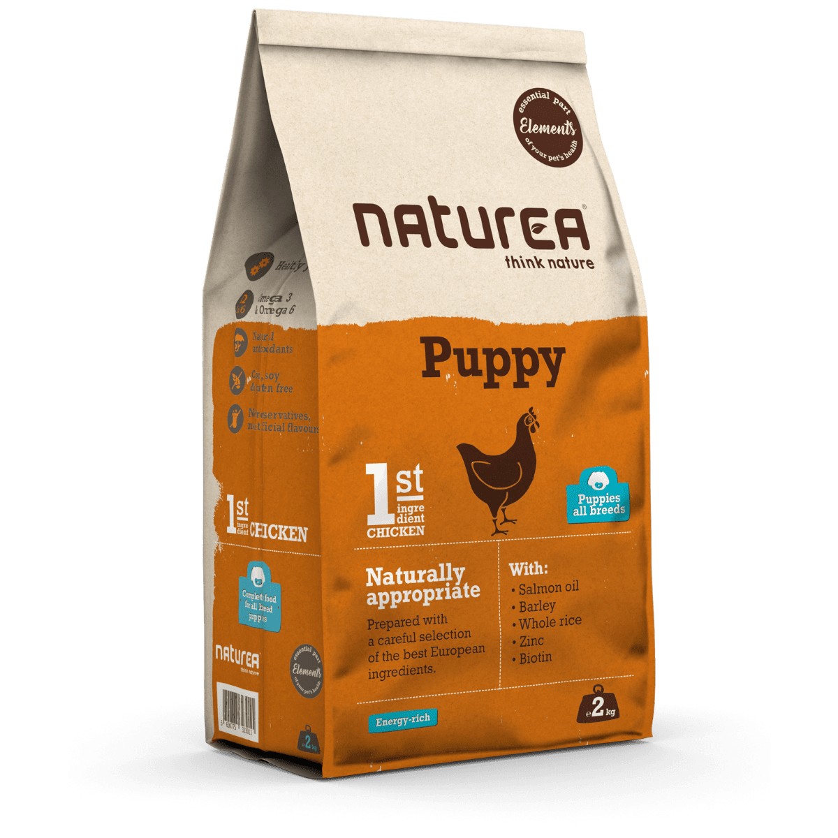 Puppy-Pollo-2-KG Naturea Elements Puppy Frango wepet