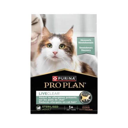 PRO PLAN LIVECLEAR Sterilised Adulto 1+ Salmão 2,8kg