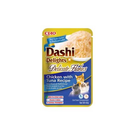 Dashi Cat DELIGHTS Delicate Flakes Frango/Atum 40g wepet