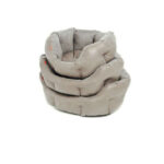 Cama Oval Suede Cinza - Image 2