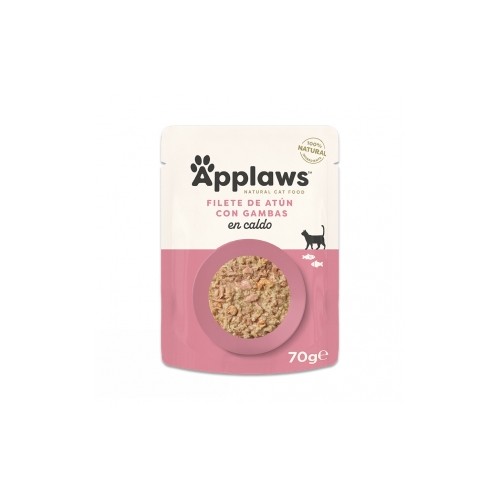 Applaws Atum e gambas 70g wepet gato