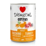 DSG PERRO CUBES PAVO Y SPECK CON ZANAHORIAS 400GR WEPET DISUGUAL