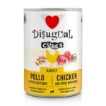 DSG PERRO CUBES POLLO Y SPECK CON ESPELTA 400GR WEPET DISUGUAL