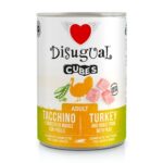 DSG PERRO CUBES PAVO Y CERDO ASADO CON GUISANTES 400GR WEPET DISUGUAL