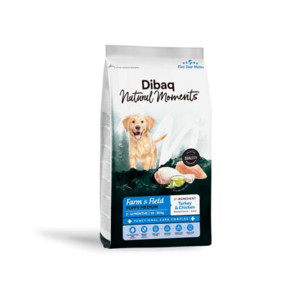 DIBAQ NATURAL DOG FARM&FIELD PUPPY MEDIUM WEPET