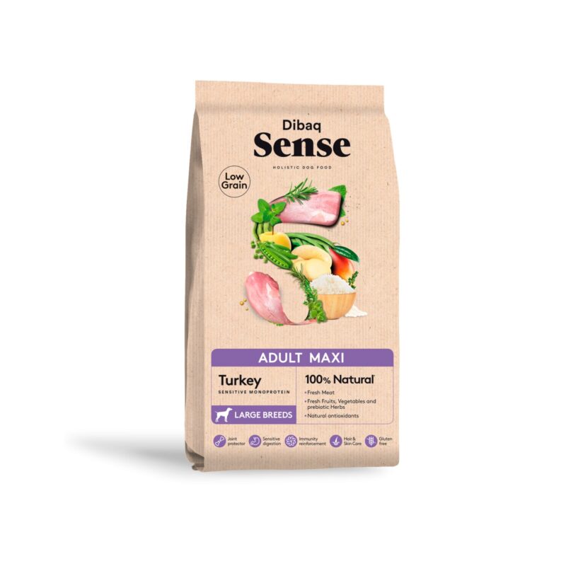 Dibaq Sense DOG Low Grain ADULT MAXI (Turkey) wepet