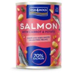 F4D FINEST SALMON W/ CARROT & POTATO 395GR WEPET