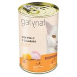 Gatynat Esterilizado com Frango e Abóbora 400gr wepet gato