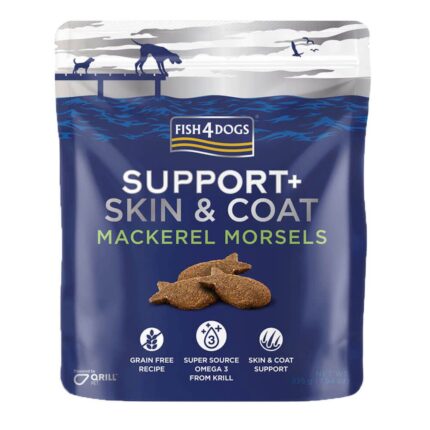 F4D Support+ Skin & Coat Mackerel Morsels 225g wepet