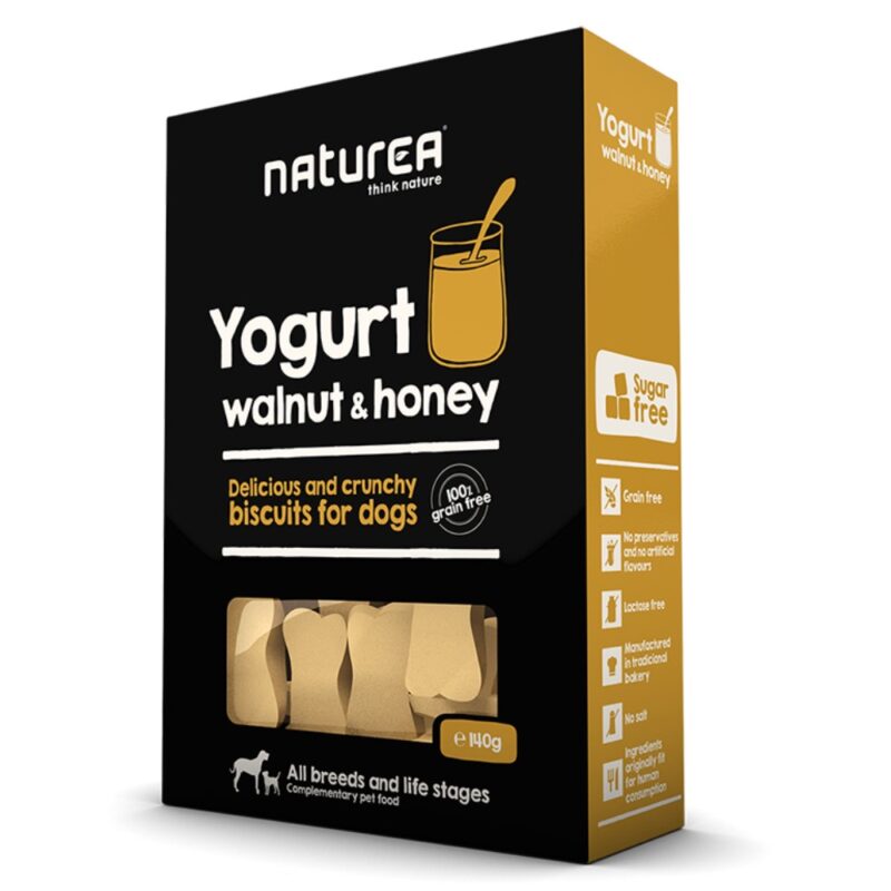 NATUREA BISCUITS YOGURT WALNUT & HONEY 140GR WEPET