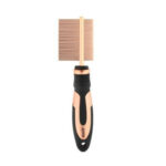 pente metal noir dentes duplos