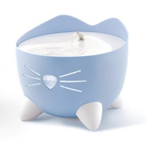 wepet CATIT FLOWER PIXI 2,5L AZUL GATO FONTE BEBEDOURO FONTANÁRIO