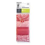 sacos excrementos rosa 4x15un m-pets