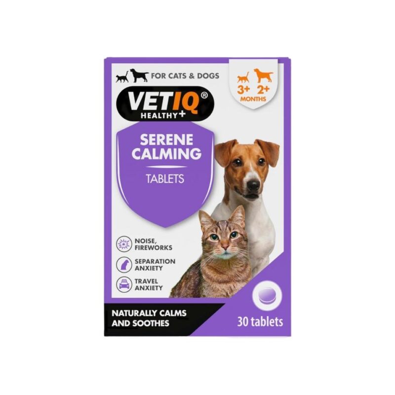 Serene Calming Comprimidos - Vetiq/M&C wepet cáo gato