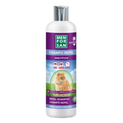 Menforsan Shampoo Anti-Insetos para Gatos 300 ml wepet