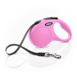 trela flexi classic xs 3m rosa