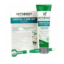 pasta de dentes + escova vet´s best