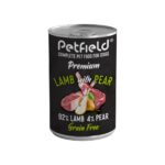 Petfield Wetfood Dog Lamb & Pear 400gr wepet cão