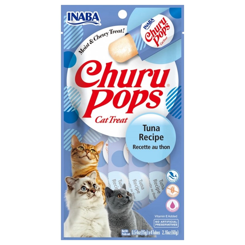 zoom_IN0711 CHURU Cat Pops Receita de Atum 4x15gr - Image 1