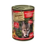 Natural Greatness Puppy- Frango com Cenouras, Abacaxi, Sementes de Linhaça e Mirtilos Vermelhos 400gr