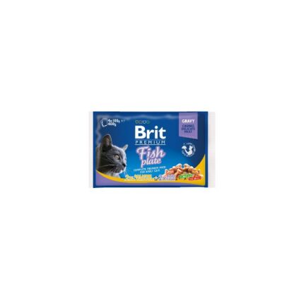 Brit Premium by Nature Cat Multipack Wet Fish Plate 4x100gr