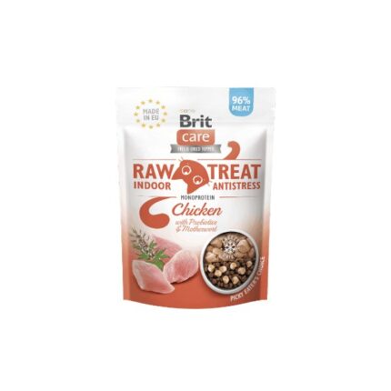 Brit Care Raw Treat Cat Indoor & Antistress Chicken 40gr