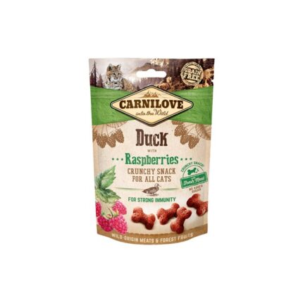Carnilove Cat Crunchy Snack Duck with Raspberries 50gr