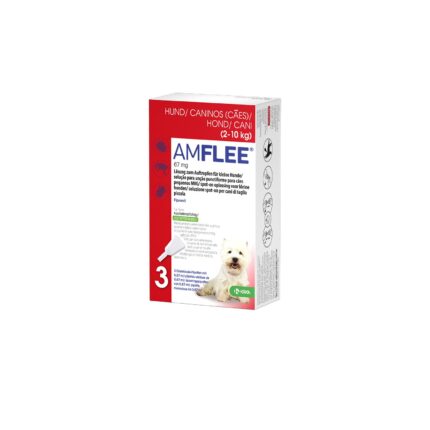 Amflee Spot-On 67mg Cão 2 a 10kg