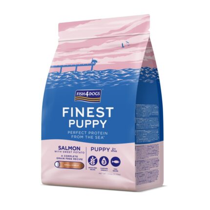 Fish4Dogs Finest Salmon & Sweete Potato Puppy Raças Pequenas