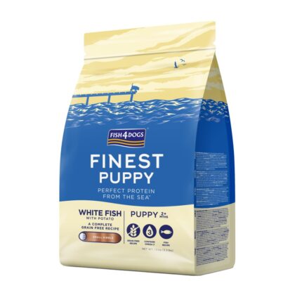 Fish4Dogs Finest White Fish Puppy Raças Pequenas