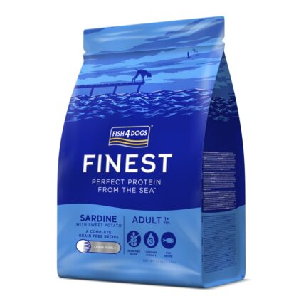 Fish4Dogs Finest Adult Sardine & Sweet Potato Raças Grandes
