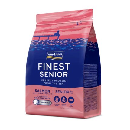 Fish4Dogs Finest Salmon & Sweete Potato Sénior Raças Grandes