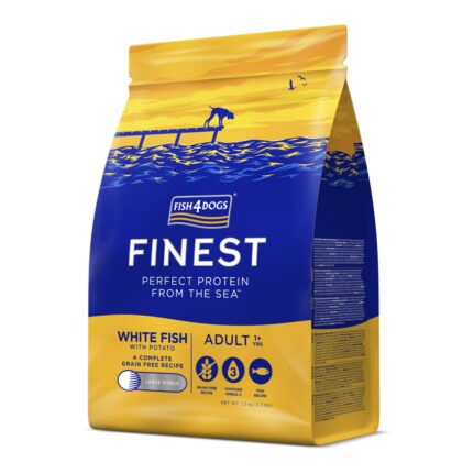 Fish4Dogs Finest White Fish Adulto Raças Grandes