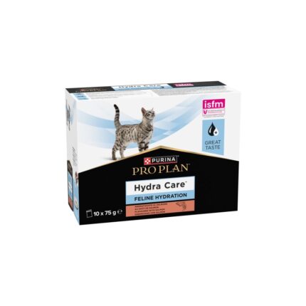 PURINA Pro Plan HC Feline Hydra Care Salmão 10x75g
