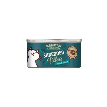 LILY`S KITCHEN Shredded Fillets Atum e Salmão 70gr